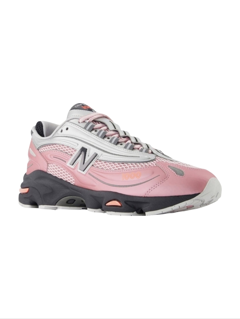 New Balance 1000 Silver Pink Metallic Mesh Running Sneakers M1000MC Womens 11.5 - Picture 12 of 16